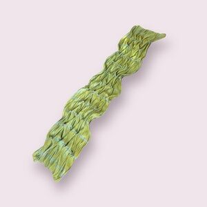 Stylish Green And Light Blue Women's Textured Scarf